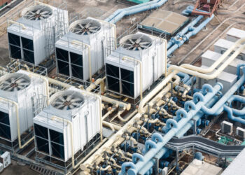 Rooftop Air System, Skyscraper, Hong Kong (XXXL)